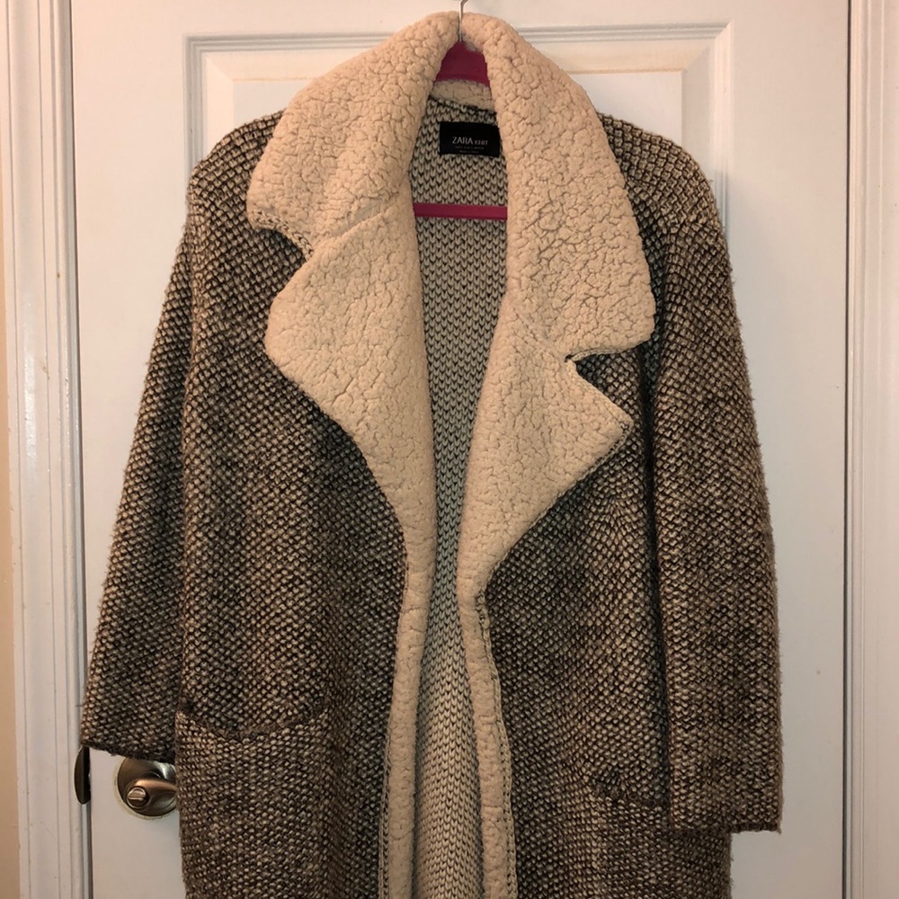 Zara Cozy Knit Jacket